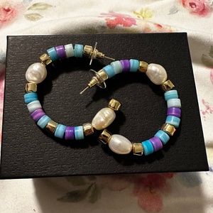 Kendra Scott Rachel Hoop Earrings NWOT